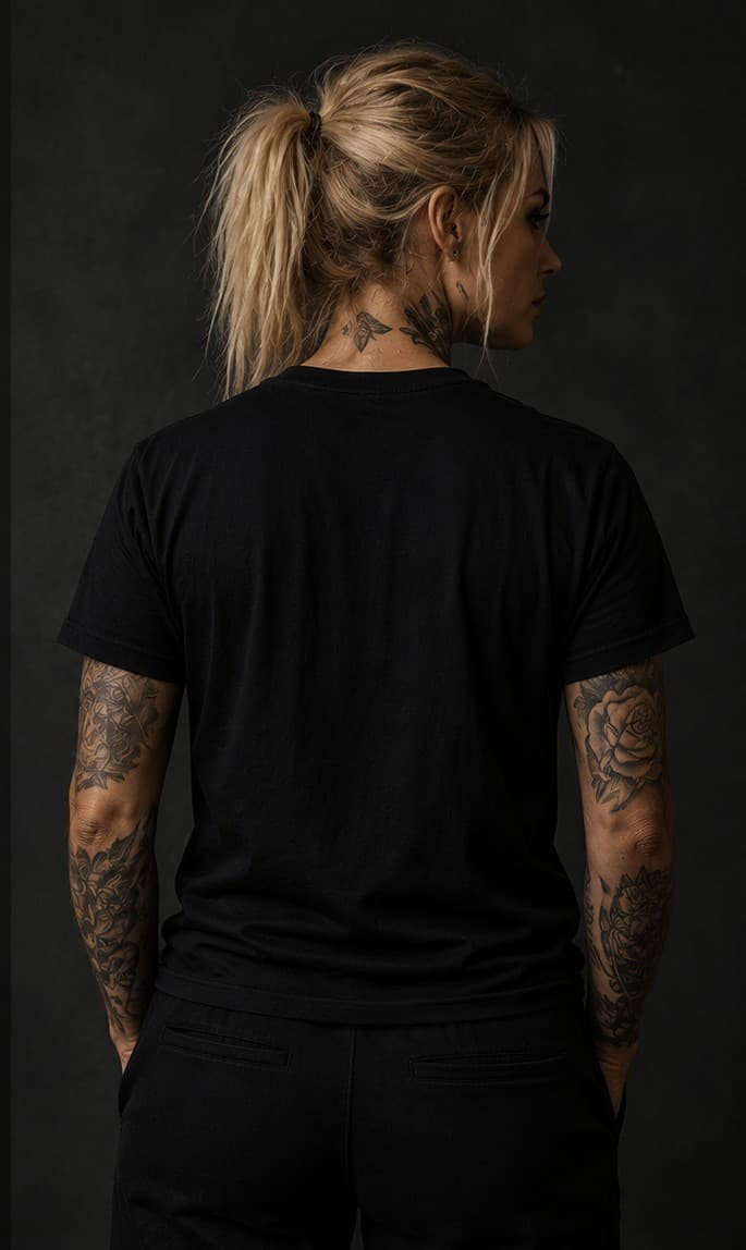 Seven Spirits Burning logo t-shirt, back