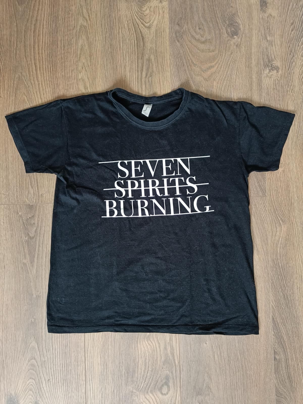 Seven Spirits Burning logo t-shirt, front